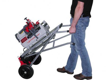 Резьбонарезной станок ROPOWER 50 R (Ропауэр) до 2" BSPT R/BSPP с тележкой.