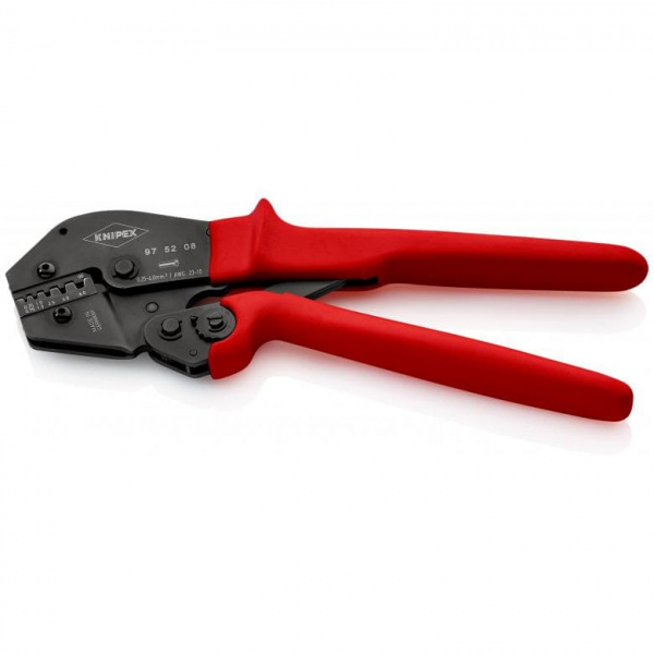 Пресс-клещи под изол. и неизол. контакт. гильзы, 0.25-6.0 кв. мм, AWG 23-10, кол-во гнезд: 5, L-250 мм