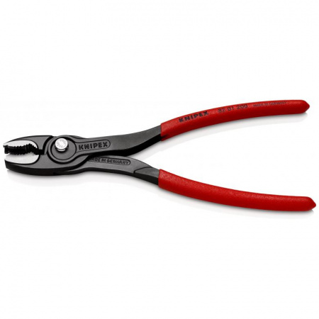 KNIPEX TwinGrip клещи захватные, 4 - 22 мм, чернённые, длина 200 мм, обливные рукоятки