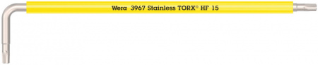 3967 SXL HF TORX Multicolour Г-образный ключ с функцией фиксации крепежа, удлиненный, нержавеющая сталь, TX 15 x 123 mm