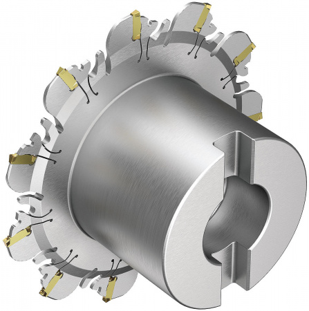 Фреза KNS для прорезания пазов; Усиленный корпус; Насадные фрезы; Метрическая система