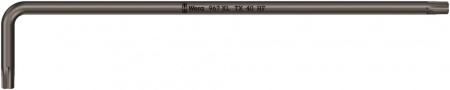 967 XL HF TORX Г-образный ключ с функцией фиксации крепежа, удлиненный, TX 40 x 224 мм