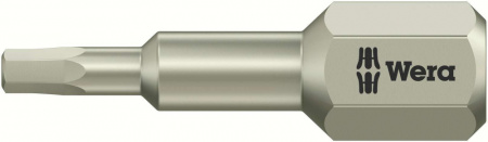 3840/1 TS Hex-Plus бита под внутренний шестигранник, нержавеющая сталь, хвостовик 1/4" C 6.3, 3/32" x 25 мм