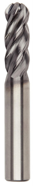 HARVI I TE; Сферический конец; 4 ЗУБА; Удлиненное исполнение; Цилиндрический хвостовик