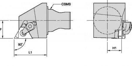 LSS 90° Side Mount; KM20/KM25 Mini Cutting Units; LT Threading