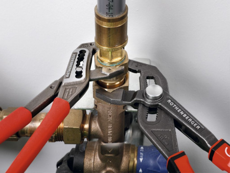 Универсальные клещи ROGRIP M 10" 1K с пластиковыми рукоятками (Рогрип)