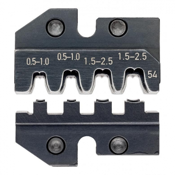 Плашка опрессовочная под TE Timer Contact System / Junior Power Timer / контакты типа "розетка" (длина 18.8 мм), 0.5 - 2.5 кв. мм, кол-во гнезд: 4