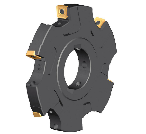 Фрезы KSSM для прорезания пазов — IC 12 — тип А, крепление на оправке (двухсторонние фрезы — левое исполнение — 18 мм); Метрическая система