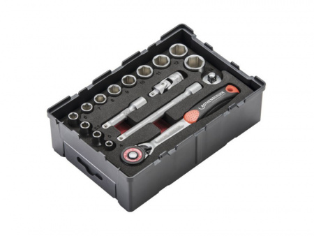 Набор 6-гран. торцевых гаечных ключей 1/4",ROBOX, 17 предметов