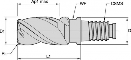 ABDE; 3 зуба; Метрическая система