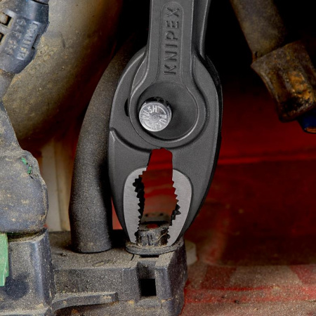 KNIPEX TwinGrip клещи захватные, 4 - 22 мм, чернённые, длина 200 мм, обливные рукоятки