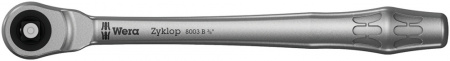 8003 B Zyklop Metal Push трещотка, сдвижной квадрат, DR 3/8" x 222 мм, 76 зубьев