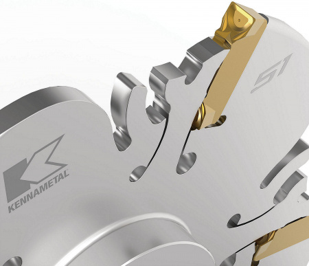 Фреза KNS для прорезания пазов; Крепление на оправке; Метрическая система