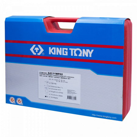 Пневматический гайковерт King Tony CLASSIC в наборе из 14 предметов
