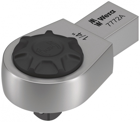 7772 A Насадка-трещотка, с реверсом, 1/4" DR под посадочное гнездо 9x12 мм для динамометрических ключей Click-Torque серий X и XP