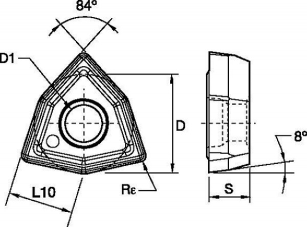 Drill Fix DFT; HP Inserts