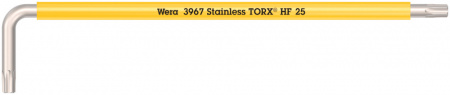 3967 SXL HF TORX Multicolour Г-образный ключ с функцией фиксации крепежа, удлиненный, нержавеющая сталь, TX 25 x 154 мм