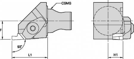 NS 93°; KM20/KM25 Mini Cutting Units