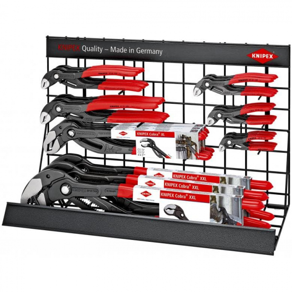 Набор KNIPEX COBRA на дисплее