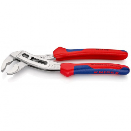 KNIPEX ALLIGATOR клещи переставные, 42 мм (1 1/2"), под ключ 36 мм, L-180 мм, хром, 2-к ручки
