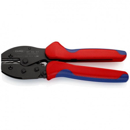 KNIPEX PreciForce пресс-клещи, термоусадочный соединитель, кол-во гнезд: 5, 0.5 - 6.0 кв. мм (20 -10 AWG), L-220 мм