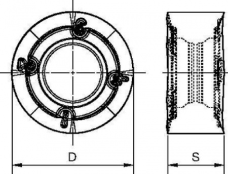 Пластины для фрез Rodeka IC 10; RNGJ10T3-LD/-LDJ