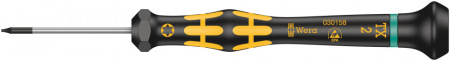1567 TORX ESD Kraftform Micro Отвёртка антистатическая для прецизионных работ, TX 2 x 40 мм