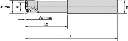Cylindrical End Mills; WPGX03...; Inch