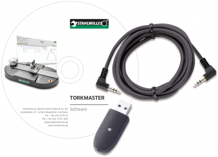 USB адаптер, кабель и программное обеспечение Torkmaster для ключа Stahlwille 7759-4