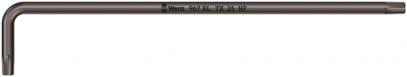 967 XL HF TORX Г-образный ключ с функцией фиксации крепежа, удлиненный, TX 25 x 154 мм