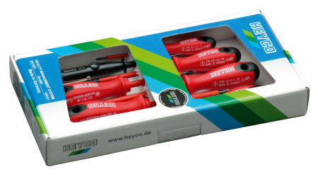 4550 VDE Набор отвёрток, 7 предметов, SL 2.5/3/4/5.5/6.5, PH 1/2