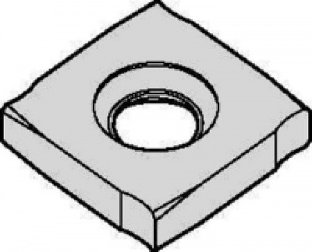 Пластины для фрез SN с углом в плане 90° для прорезания пазов; SNHX-T