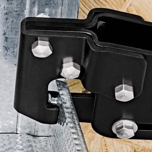 Просекатель для монтажа металлических профилей макс. 1.2 мм (2 х 0.6 мм), двуручный, L-340 мм, чёрн., 2-к ручки