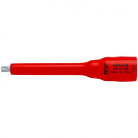 Головка торцевая VDE DR 3/8" 12-гранная, TX30, диэлектрическая