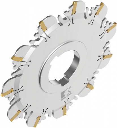 Фреза KNS для прорезания пазов; Крепление на оправке; Усиленный корпус; Метрическая система