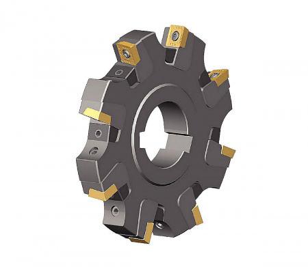 Фрезы KSSM для прорезания пазов — IC 12 — тип А, крепление на оправке (двухсторонние фрезы — правое исполнение — 18 мм); Метрическая система