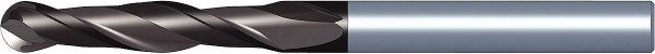 GOmill GP; Ball Nose; 2 Flutes; Plain Shank; Inch