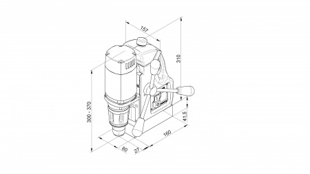 Магнитно-сверлильный станок BDS MAB-100 K