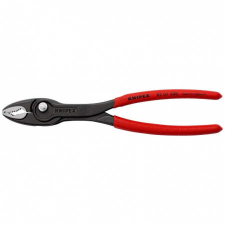 KNIPEX TwinGrip клещи захватные, 4 - 22 мм, чернённые, длина 200 мм, обливные рукоятки