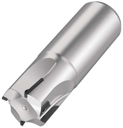 KenCut AQ; ALSB; Radiused; 4-5 Flutes; Internal Coolant; Plain Shank; Inch
