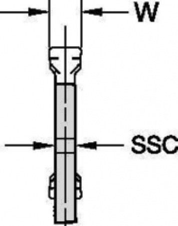 Фреза KNS для прорезания пазов; Крепление на оправке; Усиленный корпус; Метрическая система