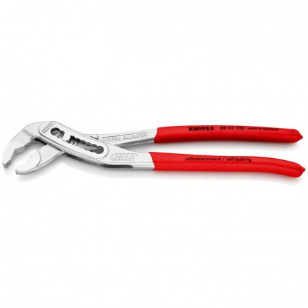 KNIPEX ALLIGATOR клещи переставные, 50 мм (2"), под ключ 46 мм, L-250 мм, хром, 1-к ручки