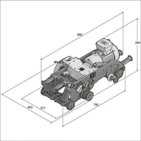Электрический труборез RSG EX1500B (73601561000)