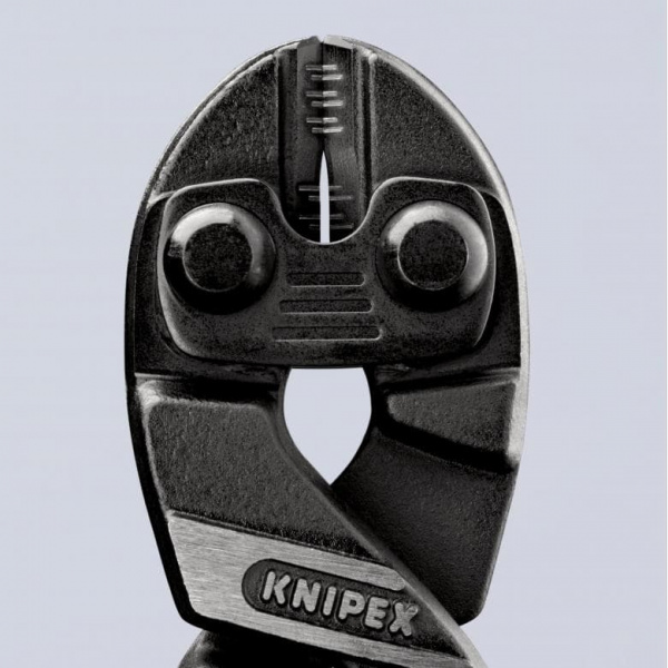 KNIPEX CoBolt XL болторез, с выемкой, L-250 мм, рез: ср. ∅ 5.6 мм, тв. ∅ 4 мм, роял. струна ∅ 3.8 мм, черн., 1-к ручки