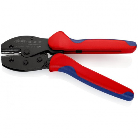 KNIPEX PreciForce пресс-клещи, термоусадочный соединитель, кол-во гнезд: 5, 0.5 - 6.0 кв. мм (20 -10 AWG), L-220 мм