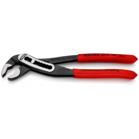 KNIPEX ALLIGATOR клещи переставные, 42 мм (1 1/2"), под ключ 36 мм, L-180 мм, серые, 1-к ручки