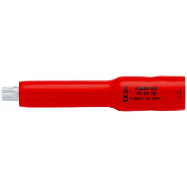 Головка торцевая VDE DR 3/8" 12-гранная, TX50, диэлектрическая