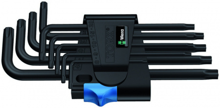 967/9 TX HF TORX 1 Набор Г-образных ключей с фиксацией крепежа, BlackLaser, TX 8 - TX 40, 9 предметов