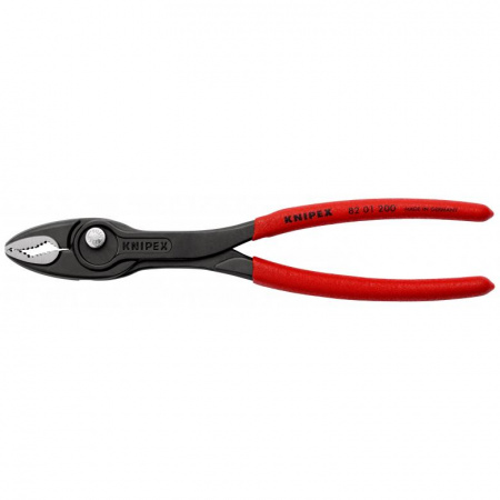 KNIPEX TwinGrip клещи захватные, 4 - 22 мм, чернённые, длина 200 мм, обливные рукоятки
