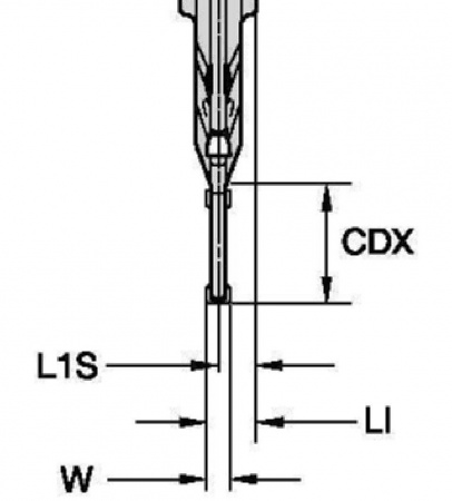 Фреза KNS для прорезания пазов; Крепление на оправке; Усиленный корпус; Метрическая система